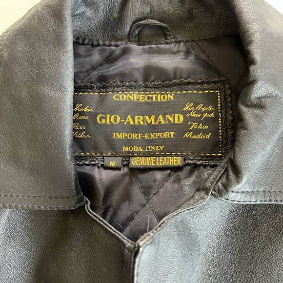 Vintage 90s Genuine Leather Jacket - Picture 2 of 8